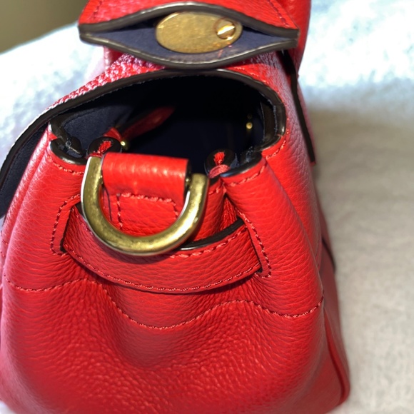 Authentic Mulberry Small Bayswater Red Leather Satchel Handbag - Picture 12 of 16